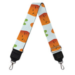 Smiling Carrot Pattern Print Bag Strap