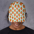 Smiling Carrot Pattern Print Baseball Cap