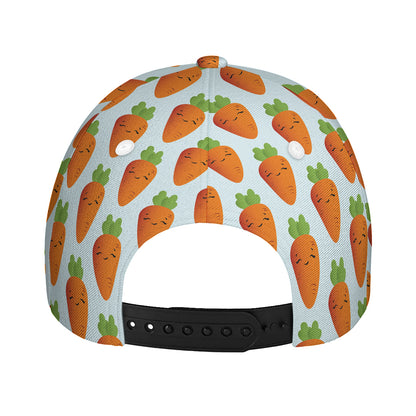 Smiling Carrot Pattern Print Baseball Cap