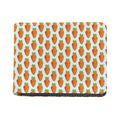 Smiling Carrot Pattern Print Bifold Wallet