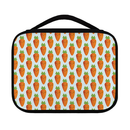 Smiling Carrot Pattern Print Classic Bible Case