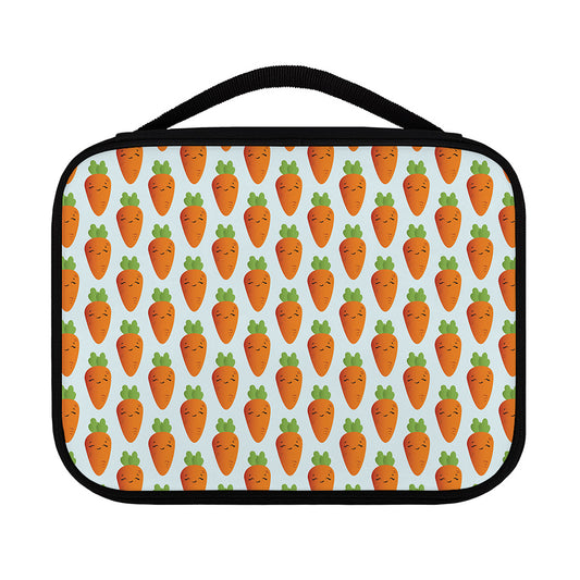 Smiling Carrot Pattern Print Classic Bible Case