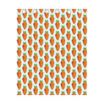Smiling Carrot Pattern Print Curtain