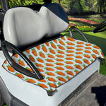 Smiling Carrot Pattern Print Golf Cart Seat Cover