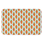 Smiling Carrot Pattern Print Indoor Door Mat