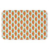 Smiling Carrot Pattern Print Indoor Door Mat