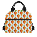 Smiling Carrot Pattern Print Insulated Lunch Bag
