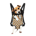 Smiling Carrot Pattern Print Pet Carrier Backpack