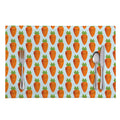 Smiling Carrot Pattern Print Placemat