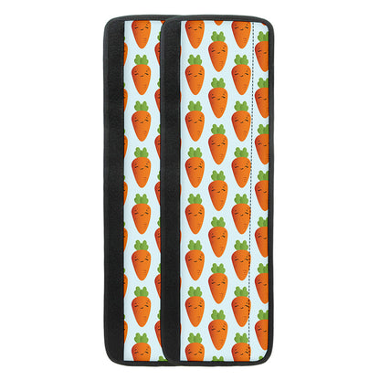 Smiling Carrot Pattern Print Refrigerator Handle Covers