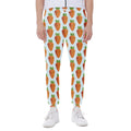 Smiling Carrot Pattern Print Joggers