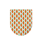 Smiling Carrot Pattern Print Toilet Lid Cover