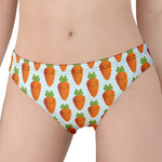 Smiling Carrot Pattern Print Women's Panties