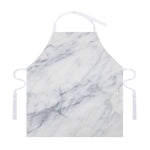 Smoke Grey Marble Print Adjustable Apron