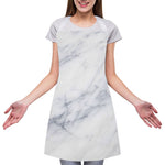 Smoke Grey Marble Print Adjustable Apron