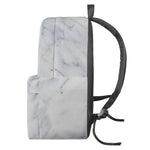 Smoke Grey Marble Print Backpack