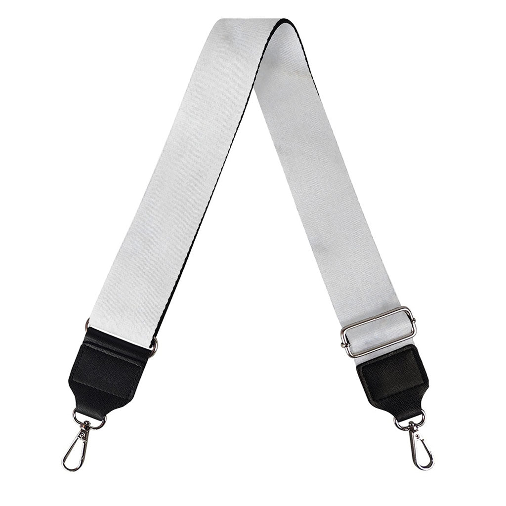 Smoke Grey Marble Print Bag Strap