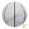 Smoke Grey Marble Print Basketball