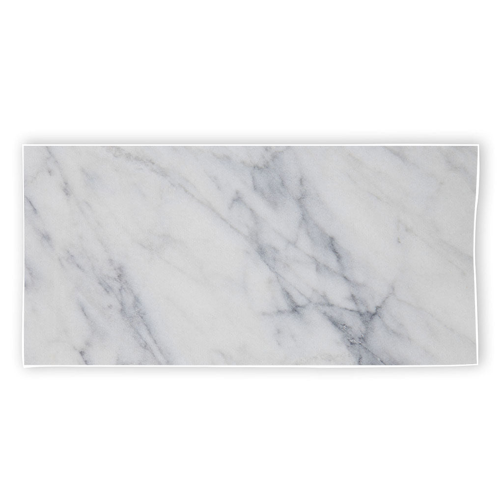 Smoke Grey Marble Print Beach Towel