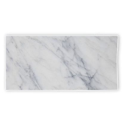 Smoke Grey Marble Print Beach Towel