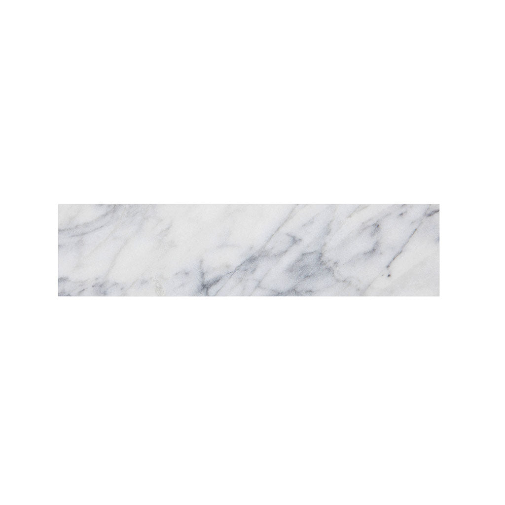 Smoke Grey Marble Print Bed Runner