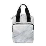 Smoke Grey Marble Print Bible Tote Bag