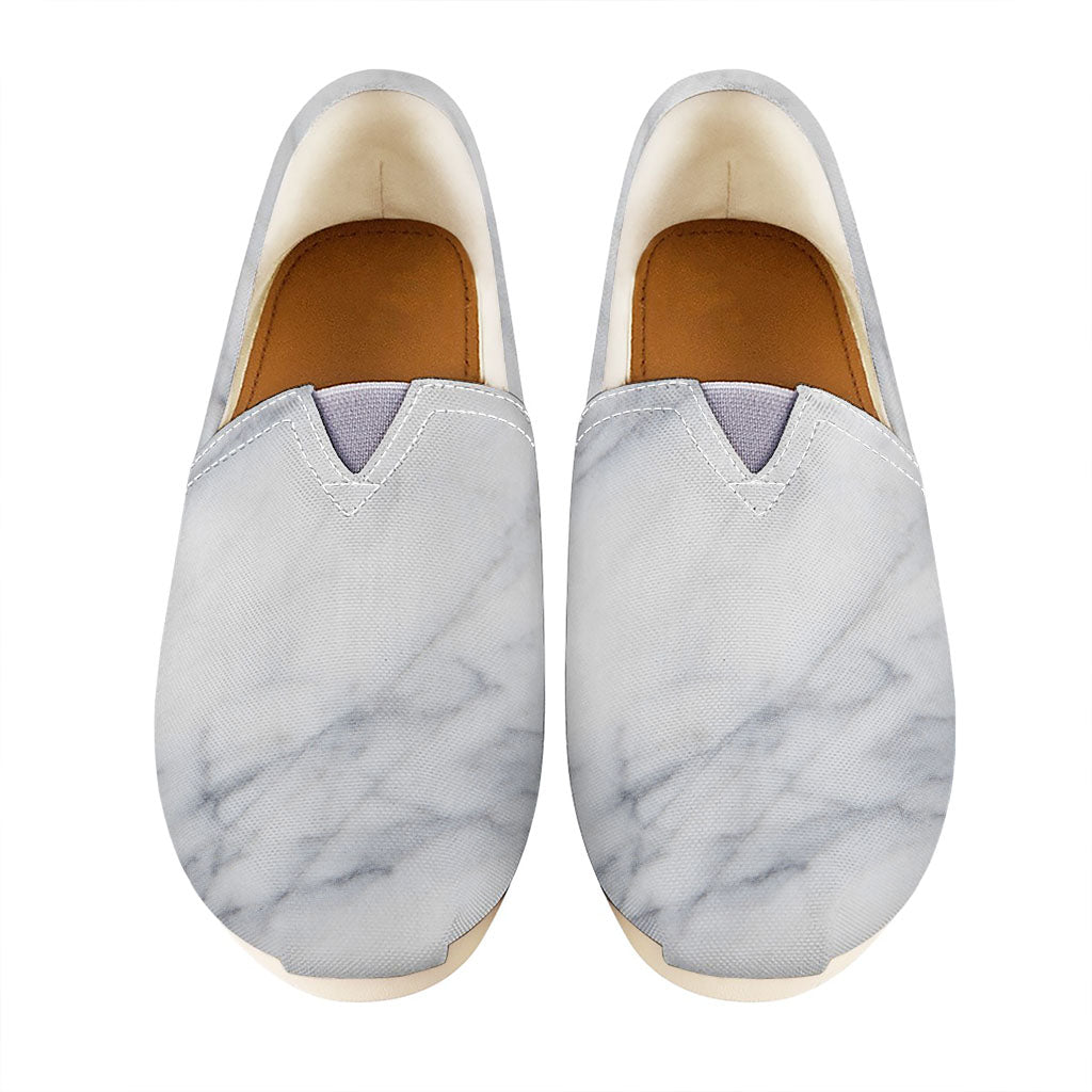 Smoke Grey Marble Print Casual Shoes