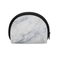 Smoke Grey Marble Print Coin Purse