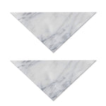 Smoke Grey Marble Print Dog Bandana