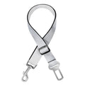 Smoke Grey Marble Print Dog Seat Belt