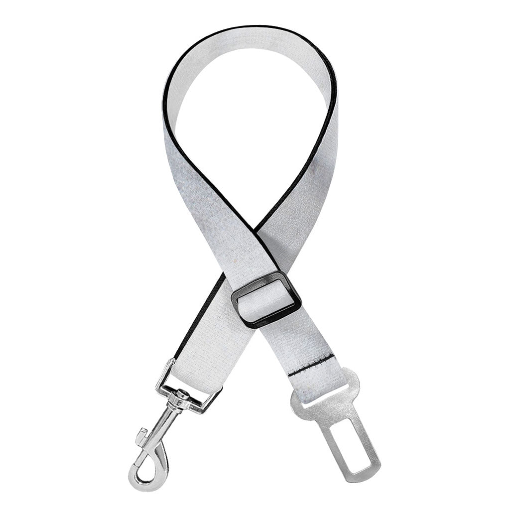 Smoke Grey Marble Print Dog Seat Belt