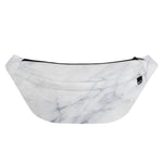 Smoke Grey Marble Print Fanny Pack