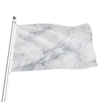 Smoke Grey Marble Print Flag