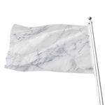 Smoke Grey Marble Print Flag