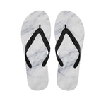 Smoke Grey Marble Print Flip Flops