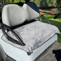 Smoke Grey Marble Print Golf Cart Seat Cover