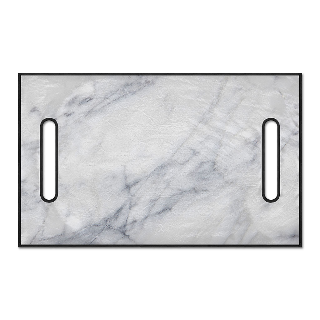 Smoke Grey Marble Print Golf Cart Seat Cover