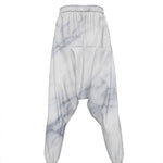 Smoke Grey Marble Print Hammer Pants