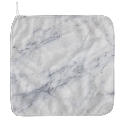 Smoke Grey Marble Print Hand Towel