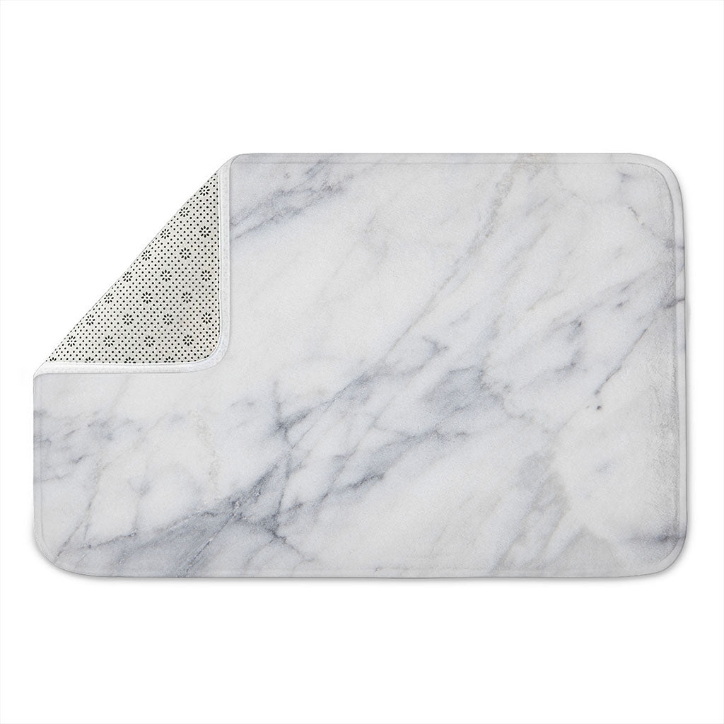 Smoke Grey Marble Print Indoor Door Mat