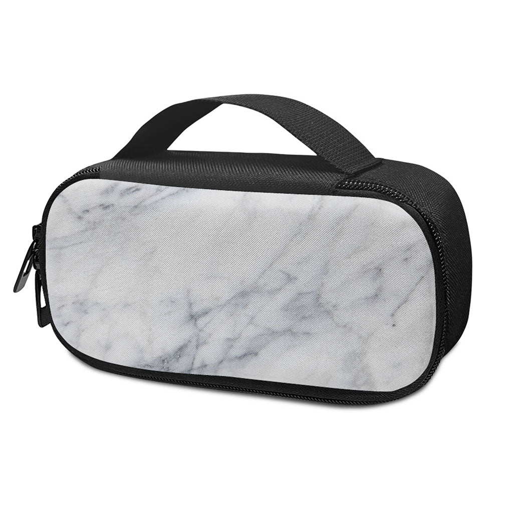 Smoke Grey Marble Print Insulin Cooler Travel Case