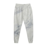 Smoke Grey Marble Print Jogger Pants