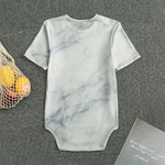Smoke Grey Marble Print Men's Bodysuit