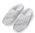 Smoke Grey Marble Print Mesh Casual Shoes