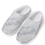 Smoke Grey Marble Print Mesh Casual Shoes