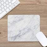 Smoke Grey Marble Print Mouse Pad