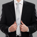 Smoke Grey Marble Print Necktie
