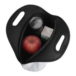 Smoke Grey Marble Print Neoprene Lunch Bag