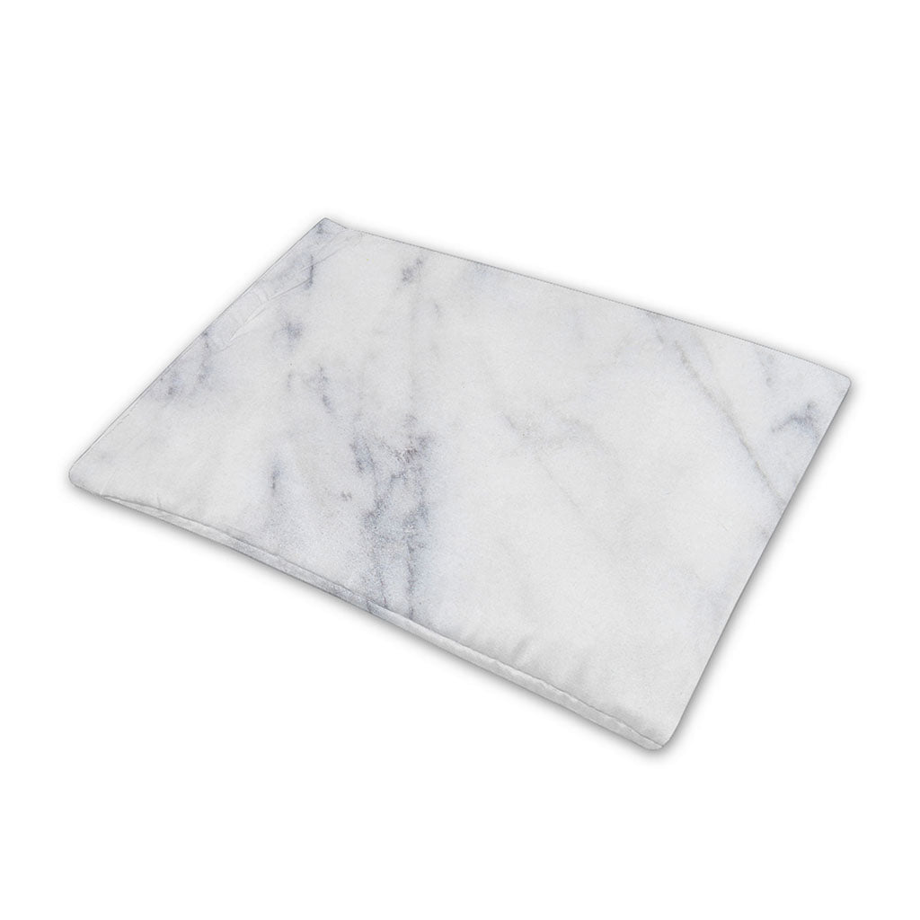 Smoke Grey Marble Print Pet Cooling Mat Cover