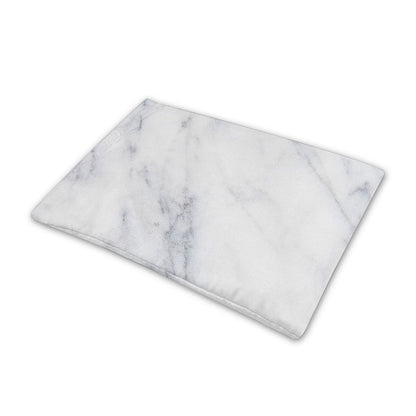 Smoke Grey Marble Print Pet Cooling Mat Cover